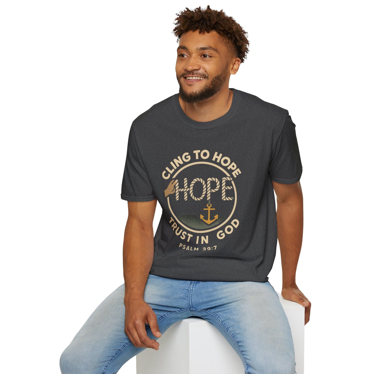 Cling to Hope, trust in God | Lifeline Graphic T-Shirt
