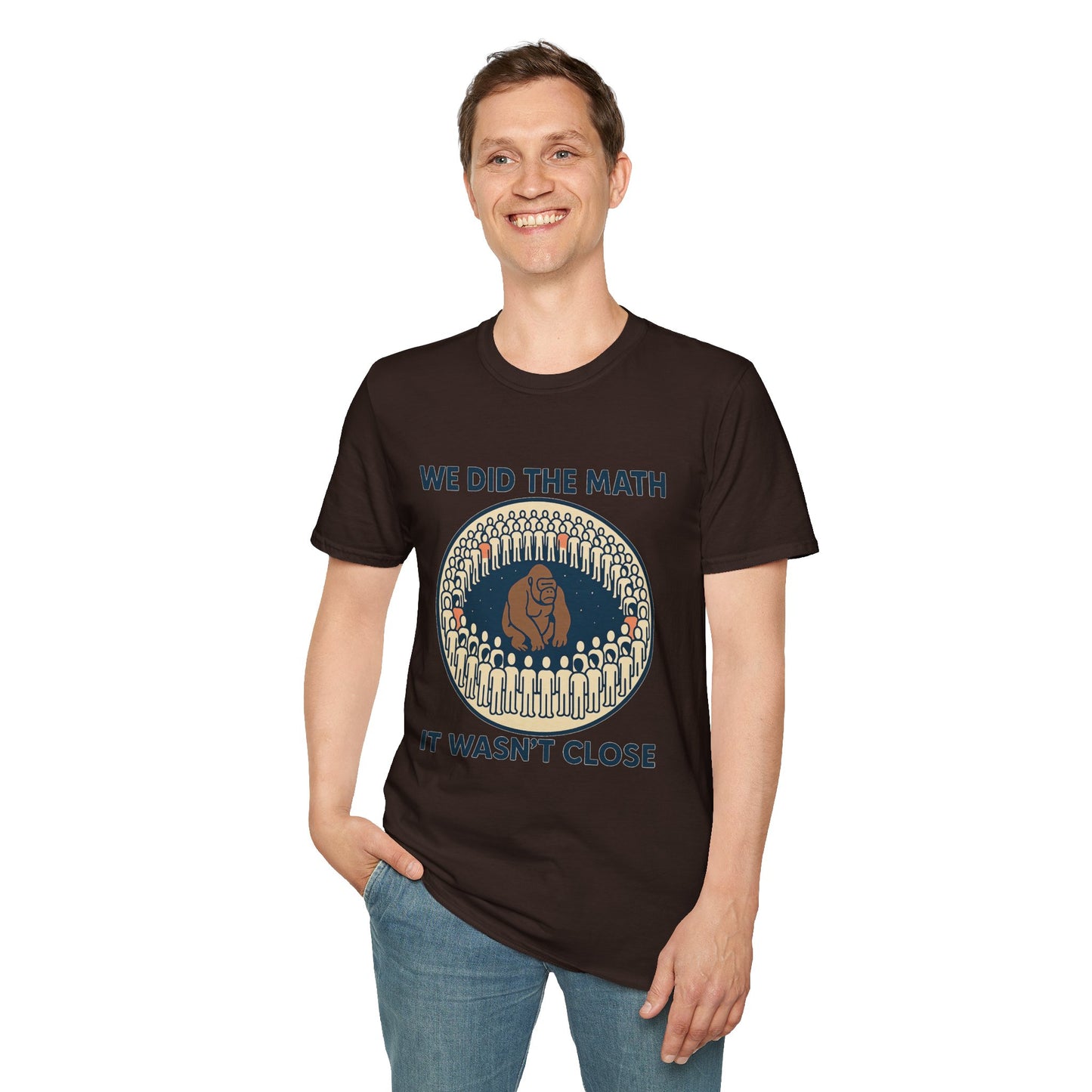 Internet History T-Shirt — "100 Men vs One Gorilla" Meme Tee