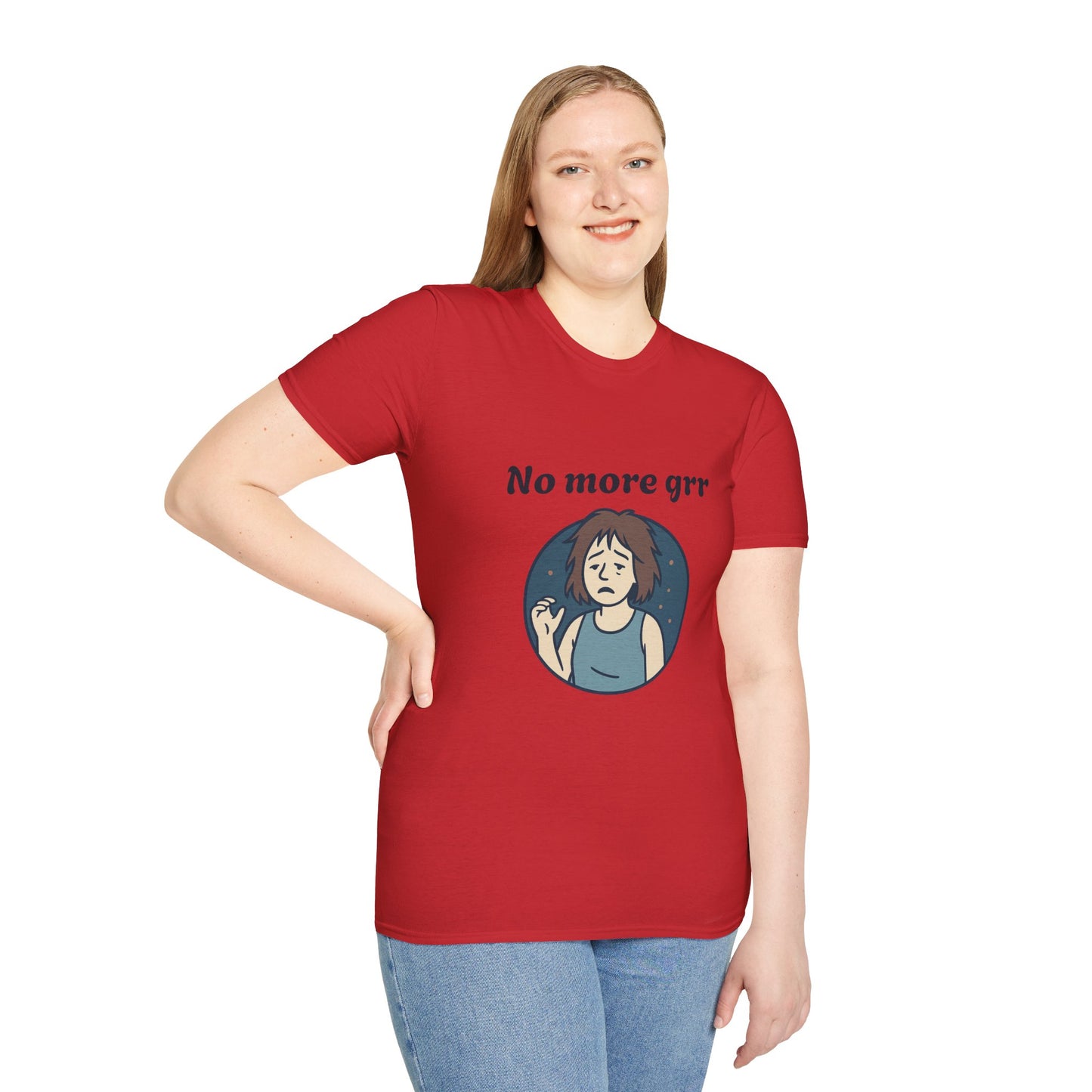 No More Grr Unisex Softstyle T-Shirt
