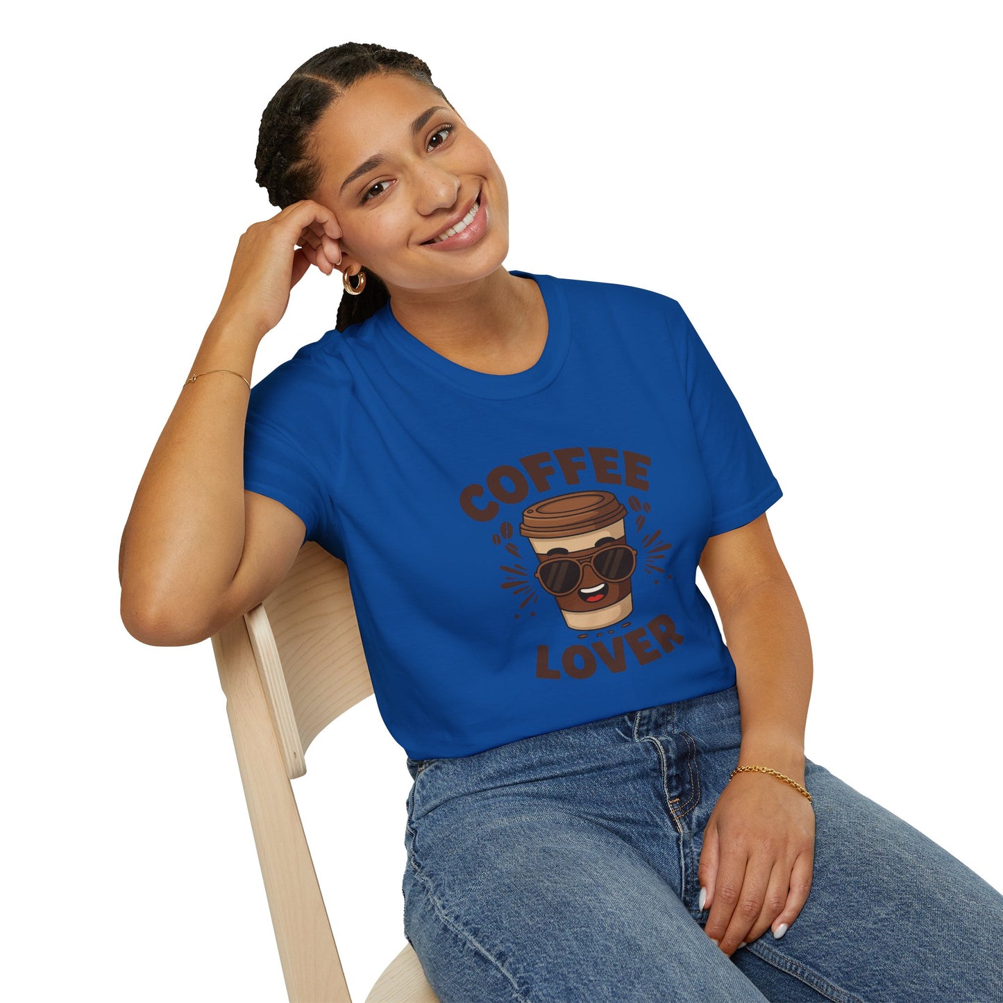 Coffee Lover T-Shirt - Unisex Softstyle Tee, Gift for Coffee Enthusiasts, Trendy Apparel, Casual Wear, Perfect for Birthdays, Celebrations