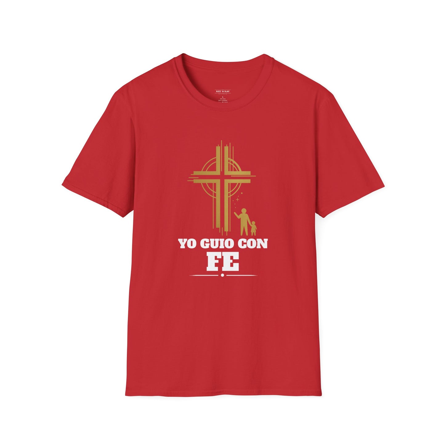 Yo Guío Con Fe - Faith-Based Men’s T-Shirt – Unisex Christian Tee