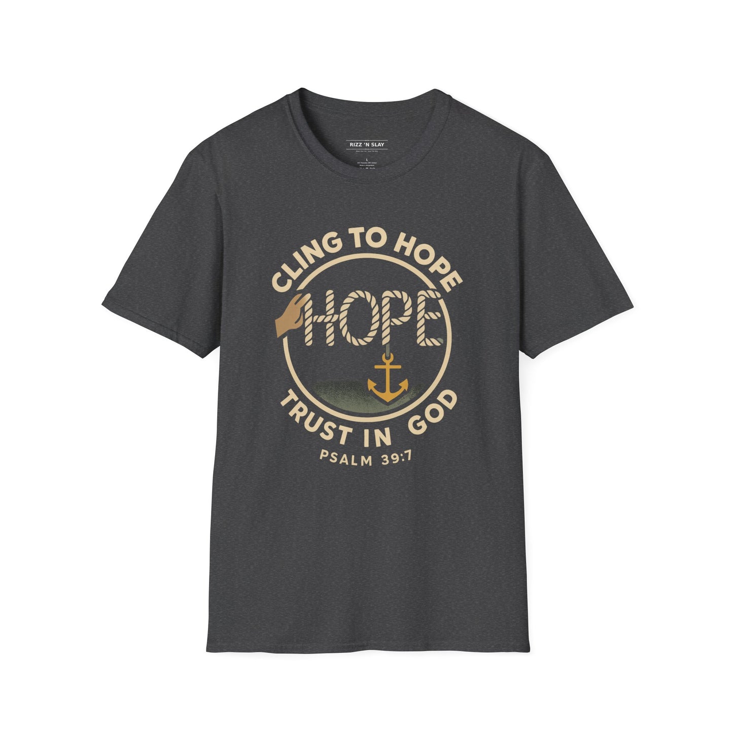 Cling to Hope, trust in God | Lifeline Graphic T-Shirt
