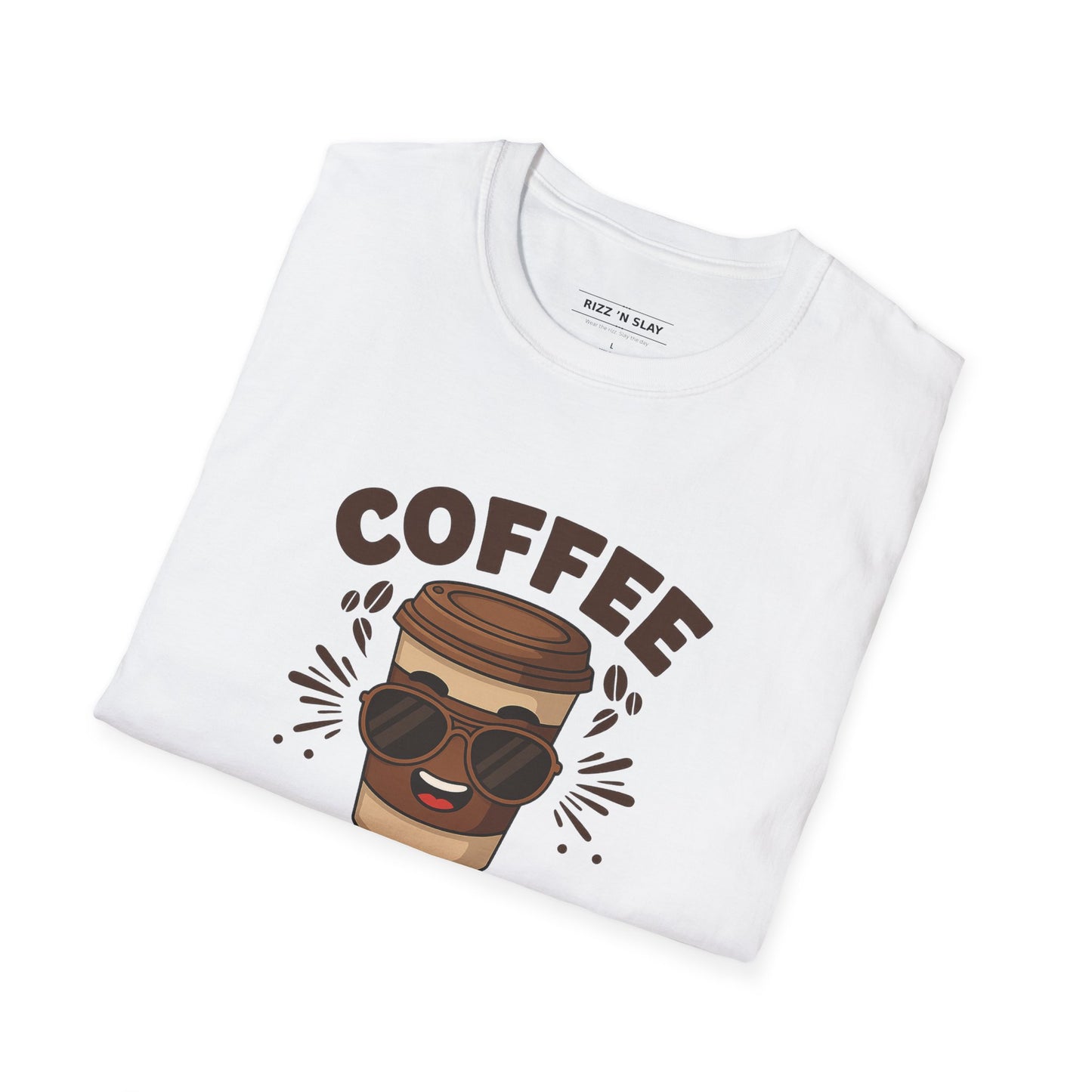 Coffee Lover T-Shirt - Unisex Softstyle Tee, Gift for Coffee Enthusiasts, Trendy Apparel, Casual Wear, Perfect for Birthdays, Celebrations