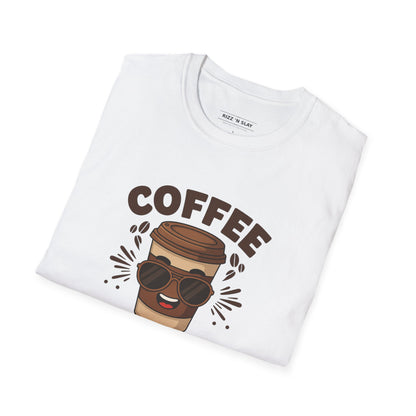 Coffee Lover T-Shirt - Unisex Softstyle Tee, Gift for Coffee Enthusiasts, Trendy Apparel, Casual Wear, Perfect for Birthdays, Celebrations