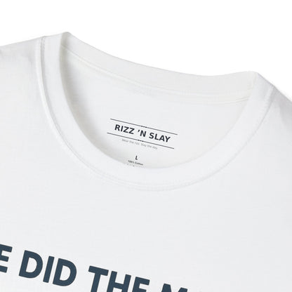 We Did the Math - 100 men vs. one gorilla, Fun Graphic Shirt,