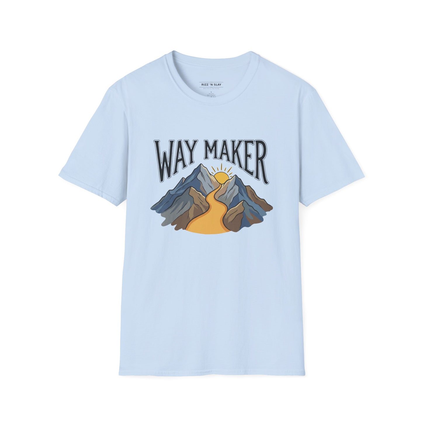 Way Maker Mountain T-Shirt — Inspirational Faith Graphic Tee