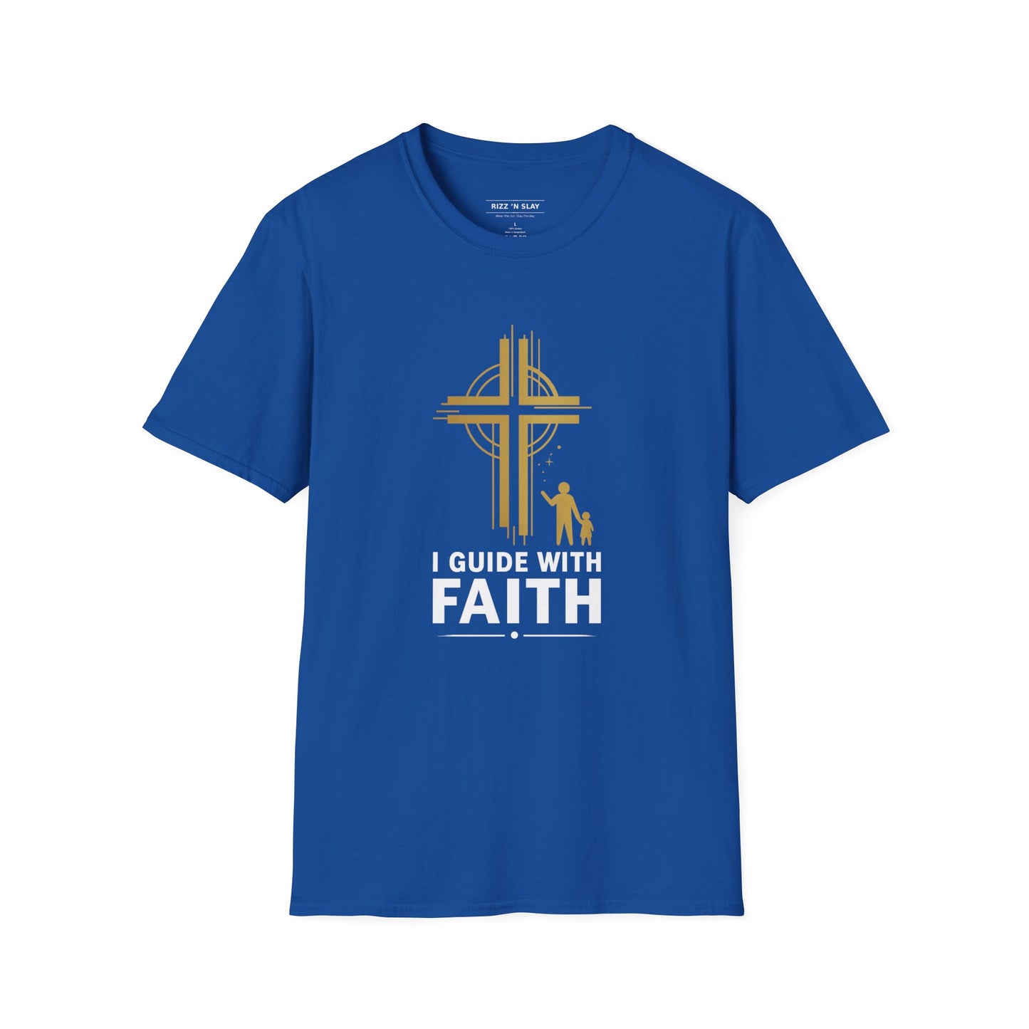 I GUIDE WITH FAITH T-Shirt — Mentor & Father Faith Leadership Tee