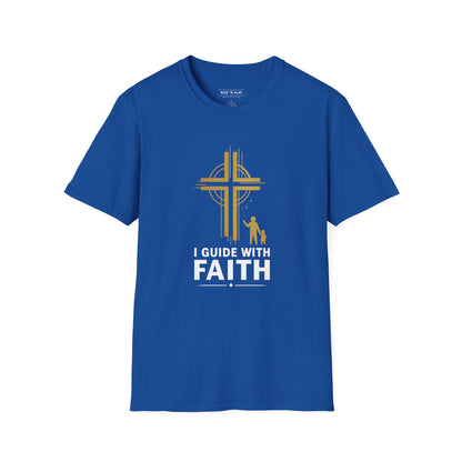 I GUIDE WITH FAITH T-Shirt — Mentor & Father Faith Leadership Tee
