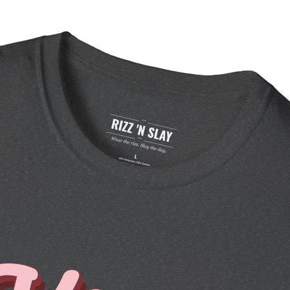 Kiss Me Graphic Tee - Pink Retro Script Valentine's Day Shirt