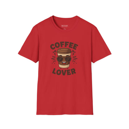 Coffee Lover T-Shirt - Unisex Softstyle Tee, Gift for Coffee Enthusiasts, Trendy Apparel, Casual Wear, Perfect for Birthdays, Celebrations