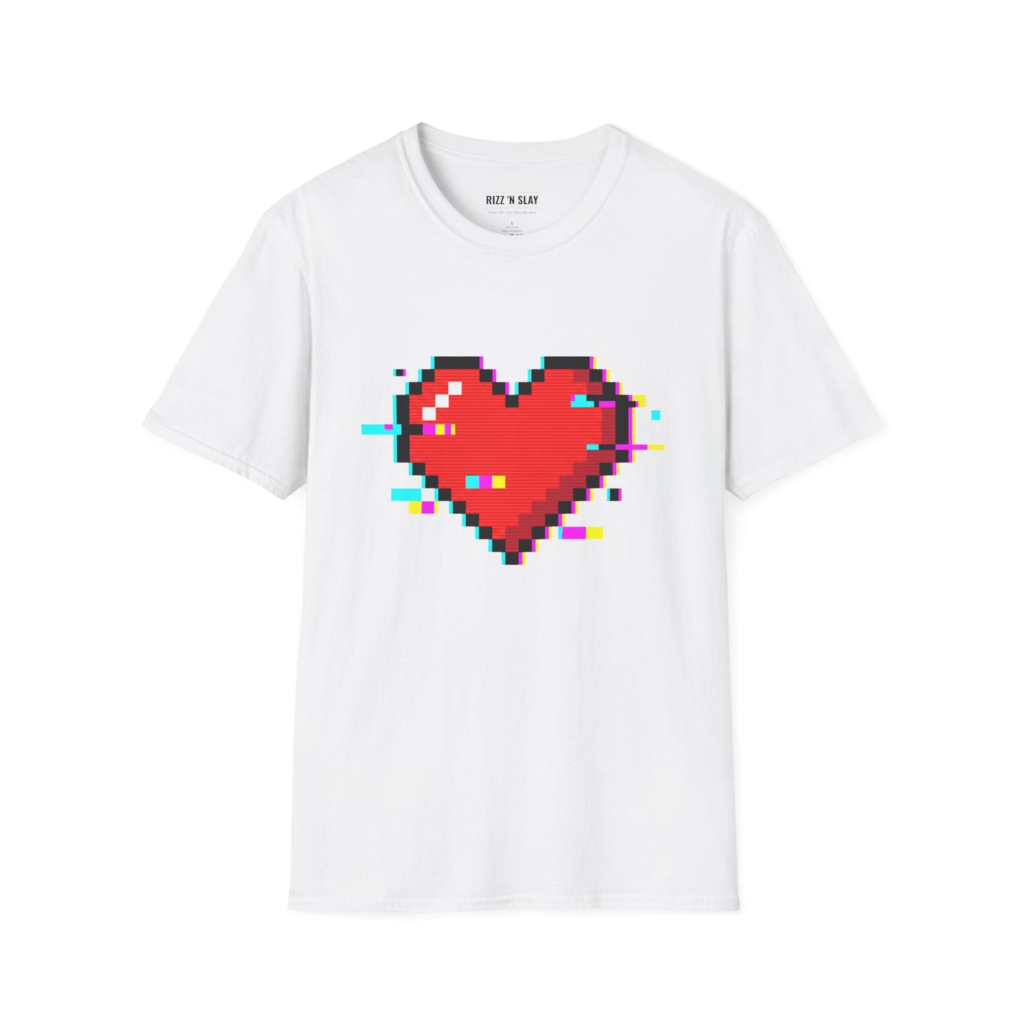 Pixel Heart T-Shirt - “Love, but make it digital” Glitch Heart Tee
