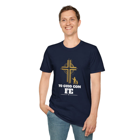 Yo Guío Con Fe - Faith-Based Men’s T-Shirt – Unisex Christian Tee