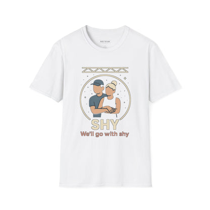 Shy — Crowd Cam Cuddle Tee | Dark, Unisex Oversized Boxy Tee