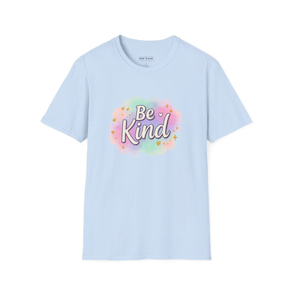 Be Kind Unisex Softstyle T-Shirt, Positive Vibe Tee, Casual Wear, Gift for Friends, Motivational Apparel, Everyday Essentials