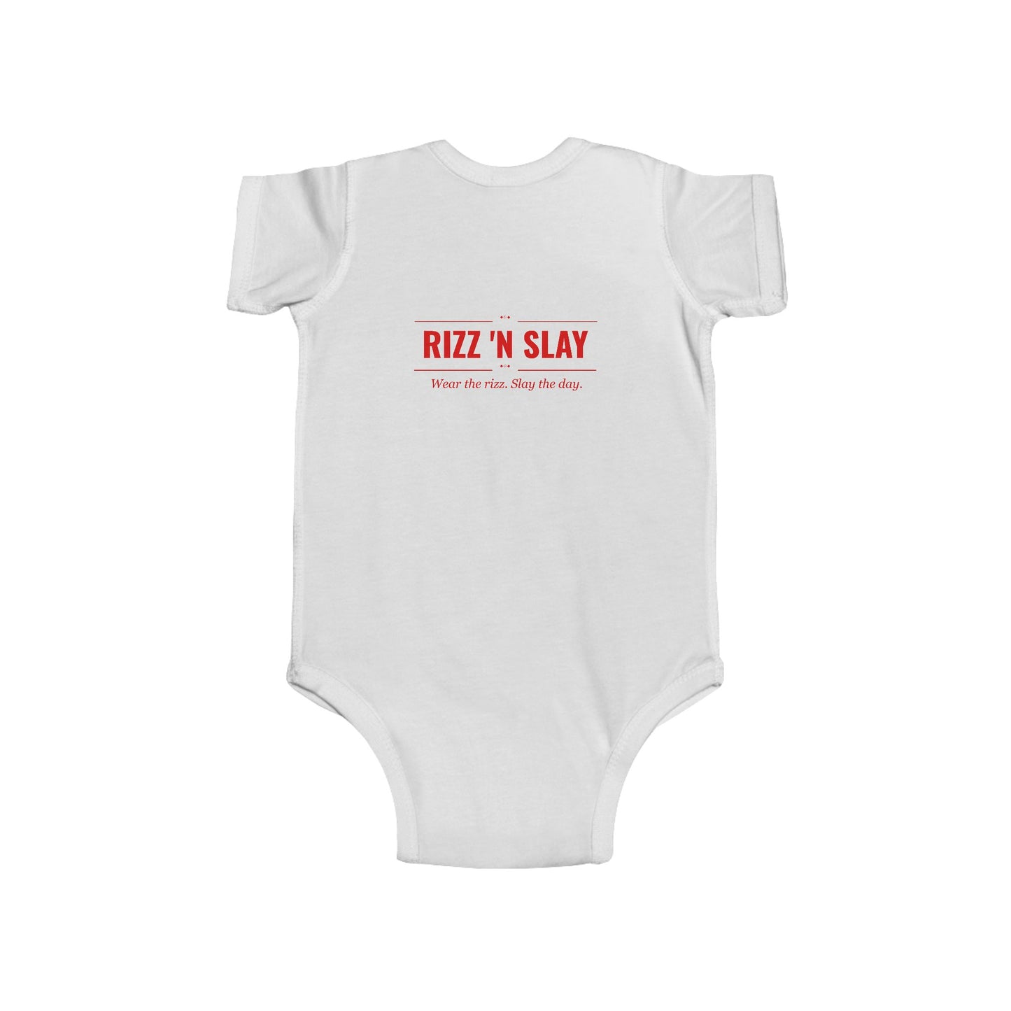 Infant Bodysuit "I'm Theirs" Red Script Baby Onesie – Newborn Gift & Adoption Announcement