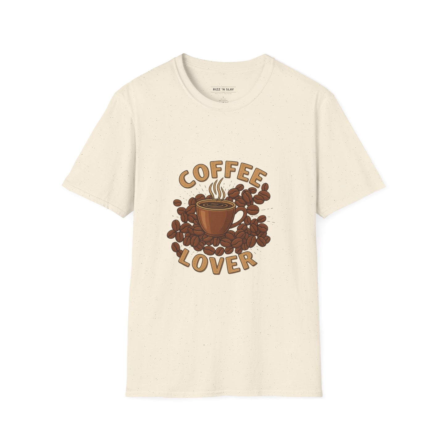 Coffee Lover T-Shirt — Vintage Steaming Cup & Beans Tee