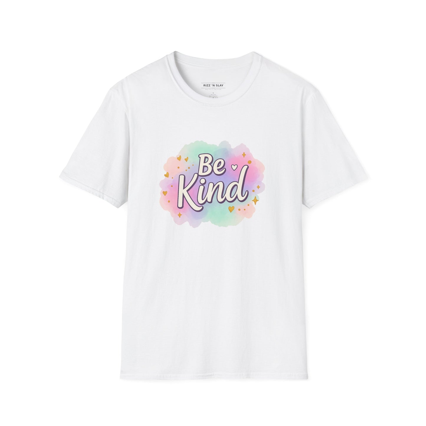 Be Kind Unisex Softstyle T-Shirt, Positive Vibe Tee, Casual Wear, Gift for Friends, Motivational Apparel, Everyday Essentials