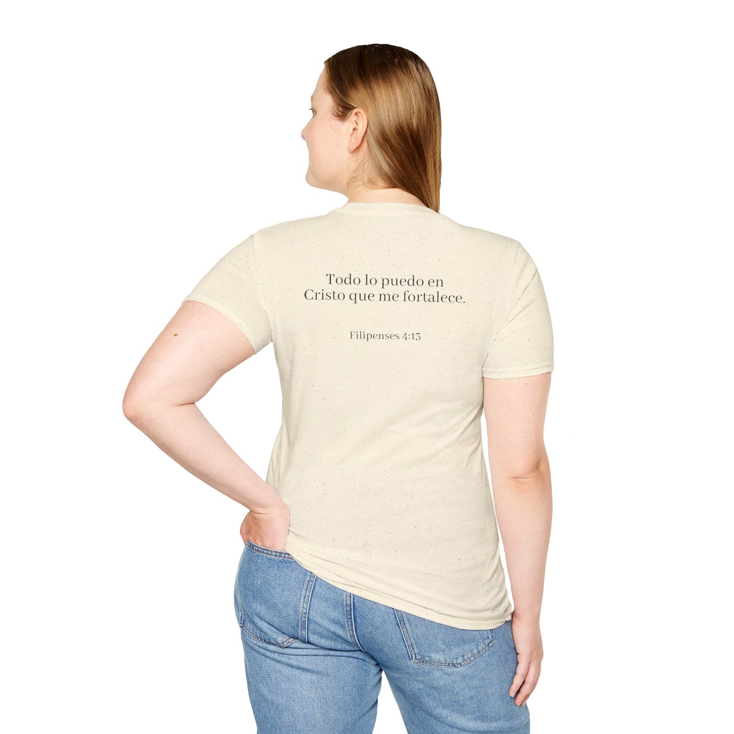 Todo lo Puedo en Cristo | Camiseta Cristiana Filipenses 4:13, Playera de Fe, Camiseta Religiosa Bíblica, Inspiración Espiritual, Regalo Cristiano Unisex