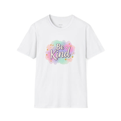 Be Kind Unisex Softstyle T-Shirt, Positive Vibe Tee, Casual Wear, Gift for Friends, Motivational Apparel, Everyday Essentials