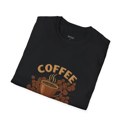 Coffee Lover T-Shirt - Vintage Steaming Coffee Cup Design