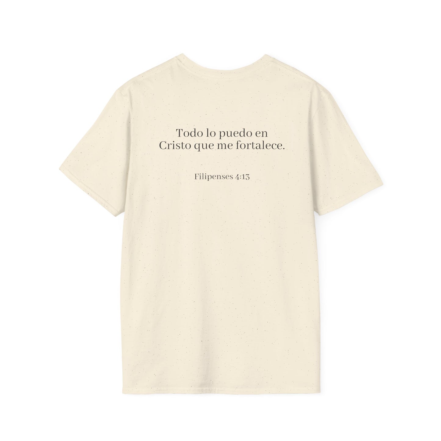 Todo lo Puedo en Cristo | Camiseta Cristiana Filipenses 4:13, Playera de Fe, Camiseta Religiosa Bíblica, Inspiración Espiritual, Regalo Cristiano Unisex