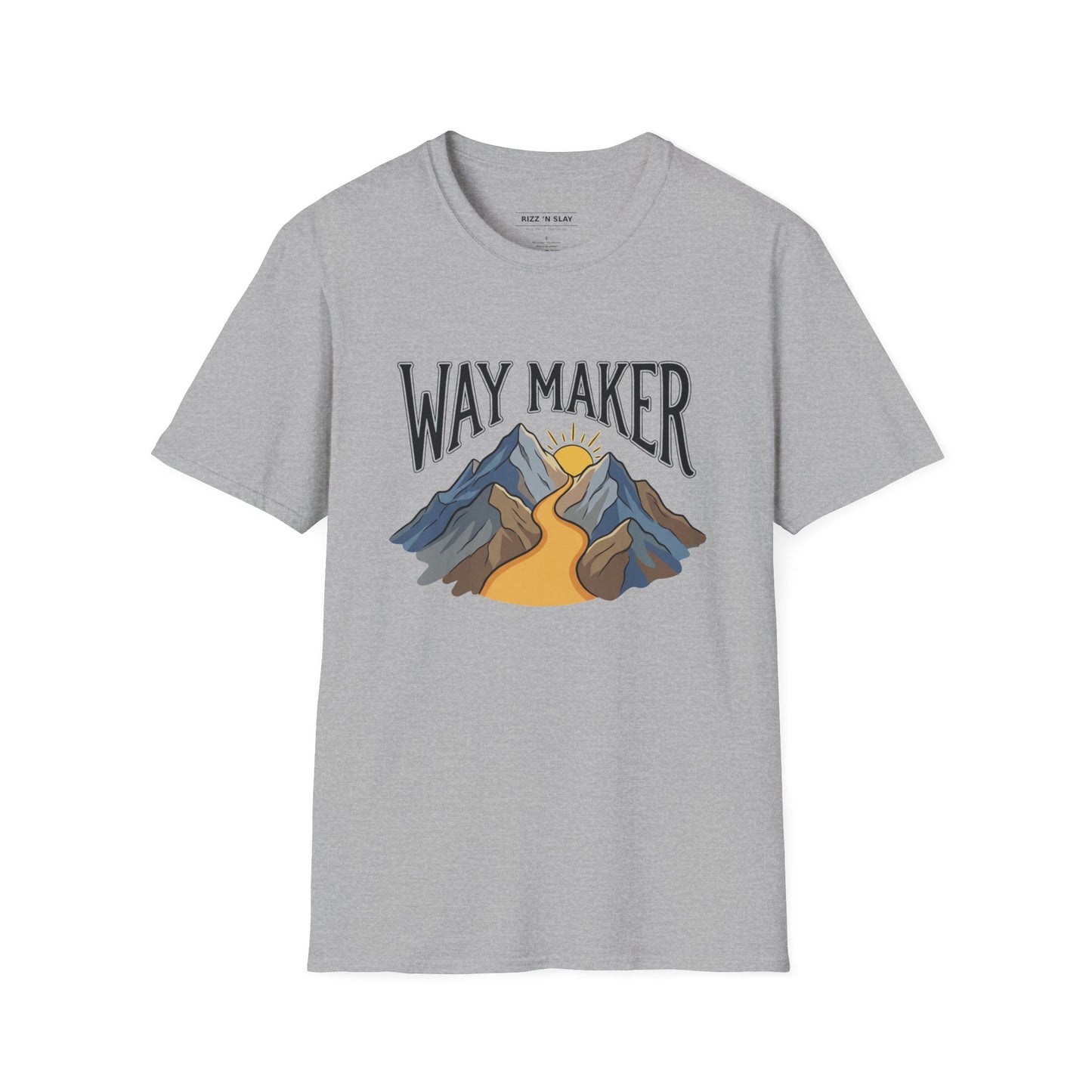 Way Maker Mountain T-Shirt — Inspirational Faith Graphic Tee