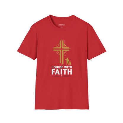 I GUIDE WITH FAITH T-Shirt — Mentor & Father Faith Leadership Tee