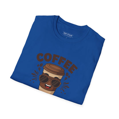 Coffee Lover T-Shirt - Unisex Softstyle Tee, Gift for Coffee Enthusiasts, Trendy Apparel, Casual Wear, Perfect for Birthdays, Celebrations