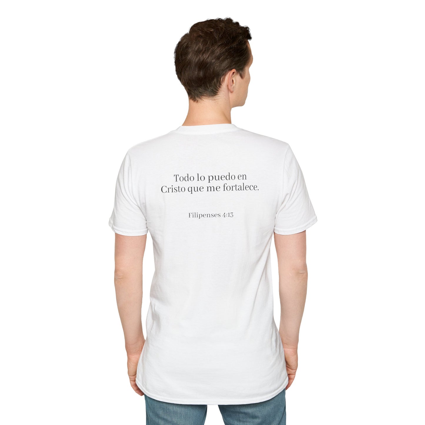 Todo lo Puedo en Cristo | Camiseta Cristiana Filipenses 4:13, Playera de Fe, Camiseta Religiosa Bíblica, Inspiración Espiritual, Regalo Cristiano Unisex