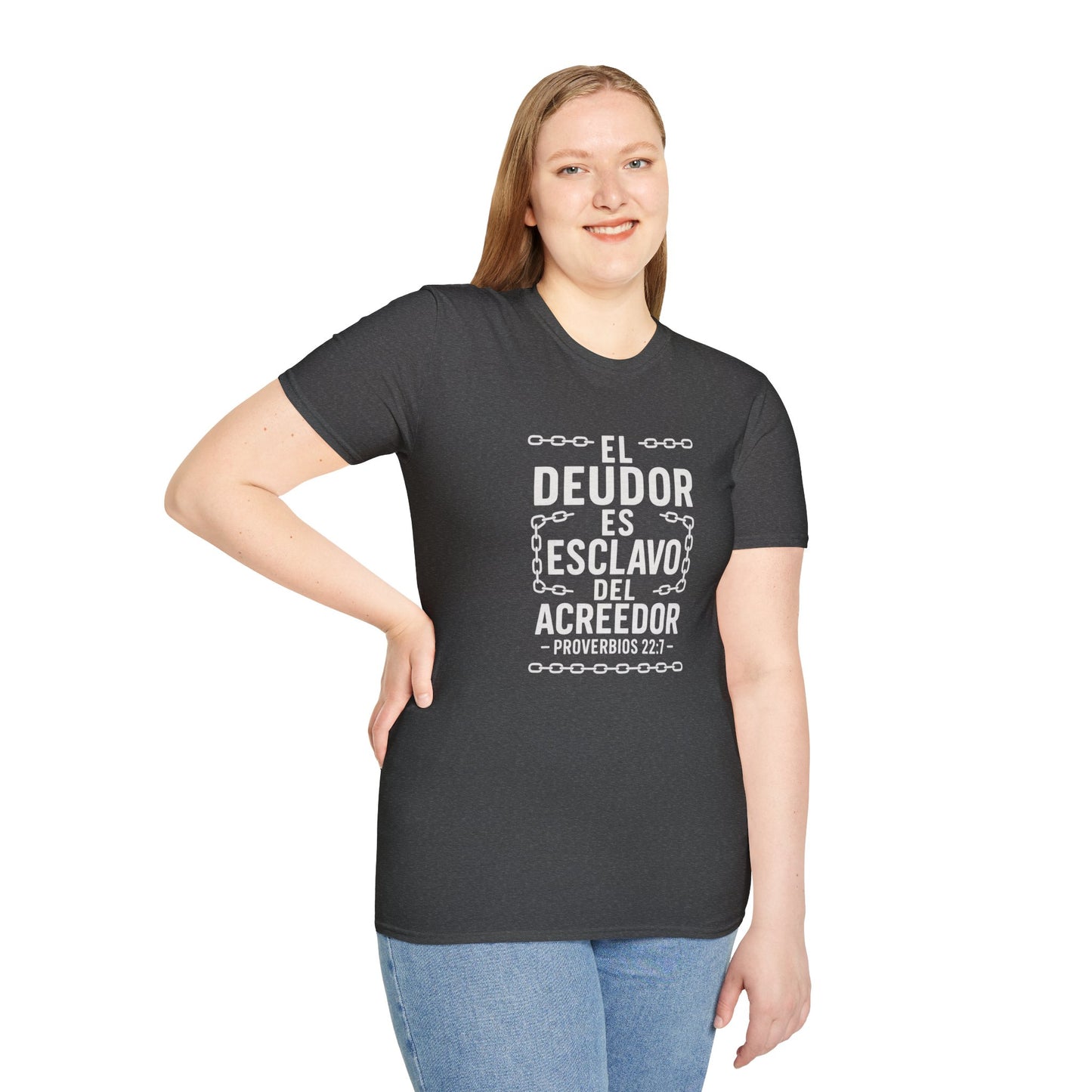 El Deudor es Esclavo del Acreedor | Camiseta Cristiana – Proverbios 22:7