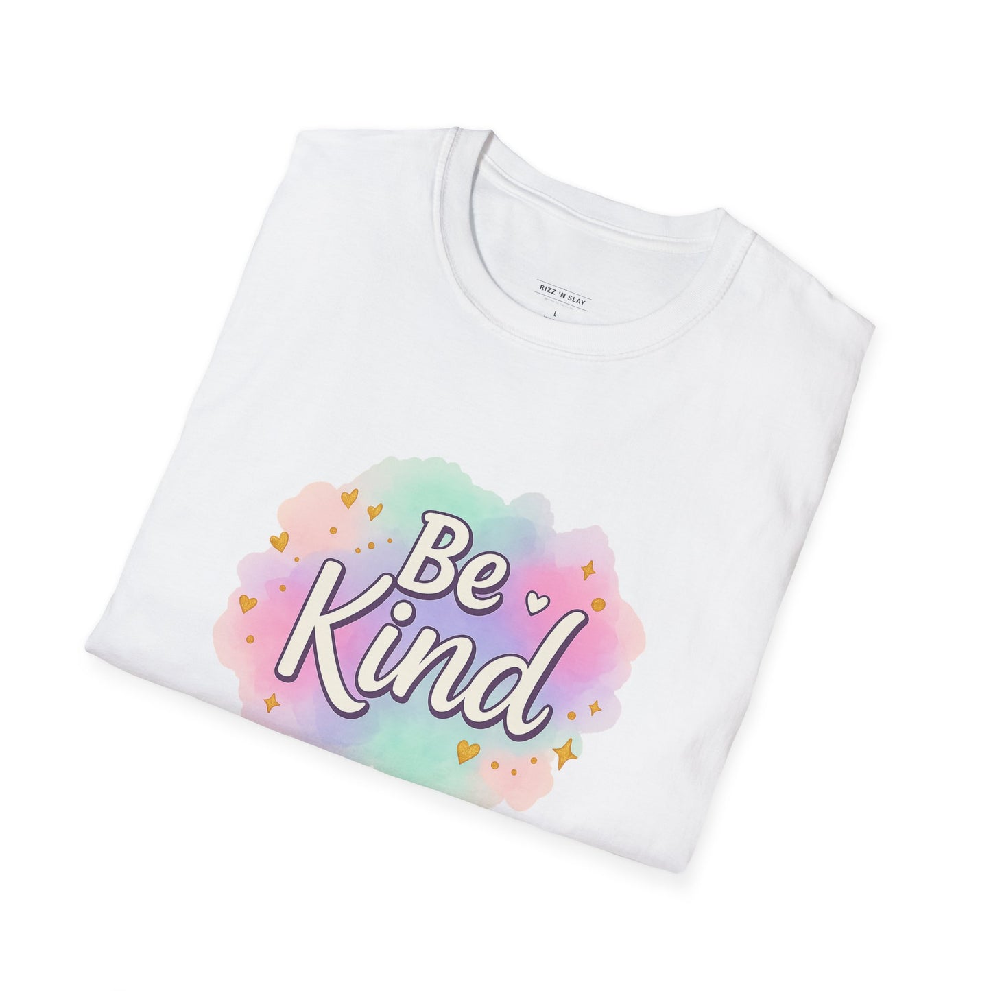 Be Kind Unisex Softstyle T-Shirt, Positive Vibe Tee, Casual Wear, Gift for Friends, Motivational Apparel, Everyday Essentials