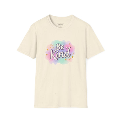 Be Kind Unisex Softstyle T-Shirt, Positive Vibe Tee, Casual Wear, Gift for Friends, Motivational Apparel, Everyday Essentials