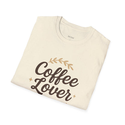 Coffee Lover Unisex T-Shirt, Casual Tee for Coffee Enthusiasts, Gift for Baristas, Perfect for Birthdays, Cozy Coffee Vibe