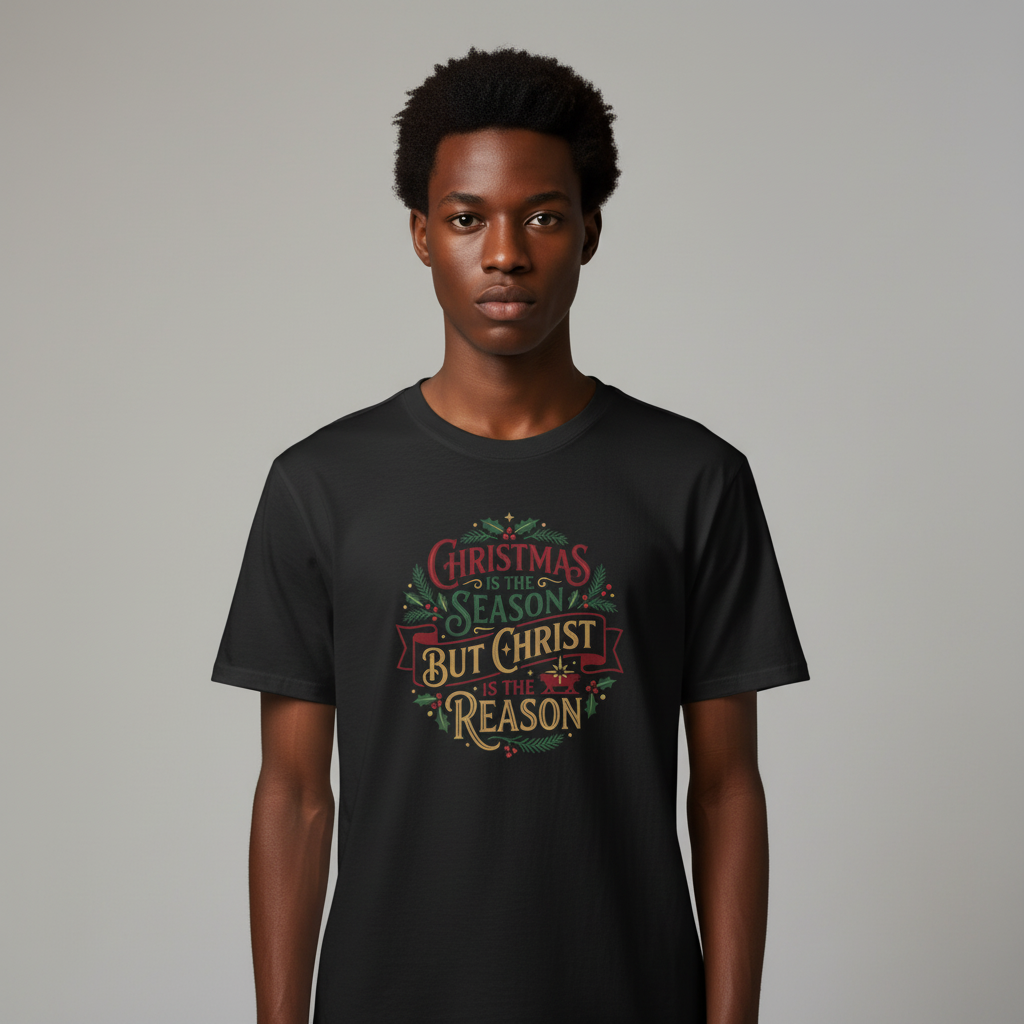 Christmas Is the Season But Christ Is the Reason T-Shirt