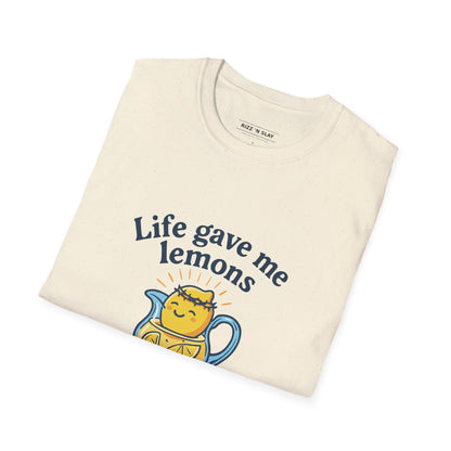Life Gave Me Lemons But Jesus Is Making Lemonade Christian T-Shirt, Cute Inspirational Faith Tee, Funny Jesus Shirt for Women Men Youth