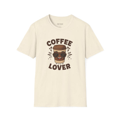 Coffee Lover T-Shirt - Unisex Softstyle Tee, Gift for Coffee Enthusiasts, Trendy Apparel, Casual Wear, Perfect for Birthdays, Celebrations