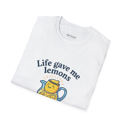 Life Gave Me Lemons But Jesus Is Making Lemonade Christian T-Shirt, Cute Inspirational Faith Tee, Funny Jesus Shirt for Women Men Youth