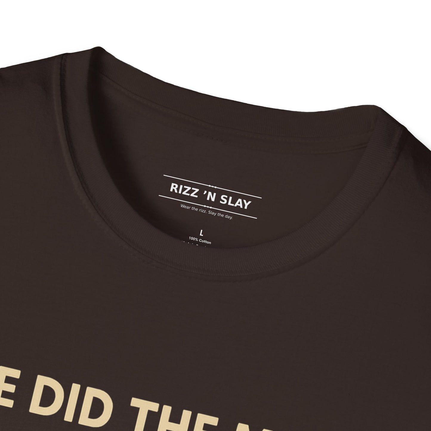 We Did the Math - 100 men vs. one gorilla, Fun Graphic Shirt,