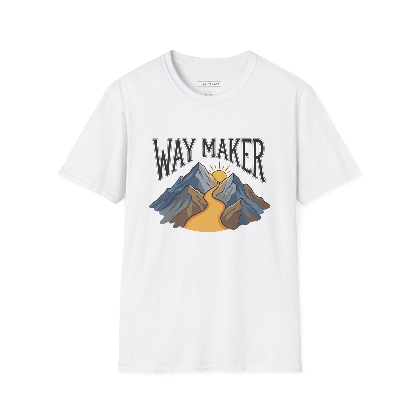 Way Maker Mountain T-Shirt — Inspirational Faith Graphic Tee