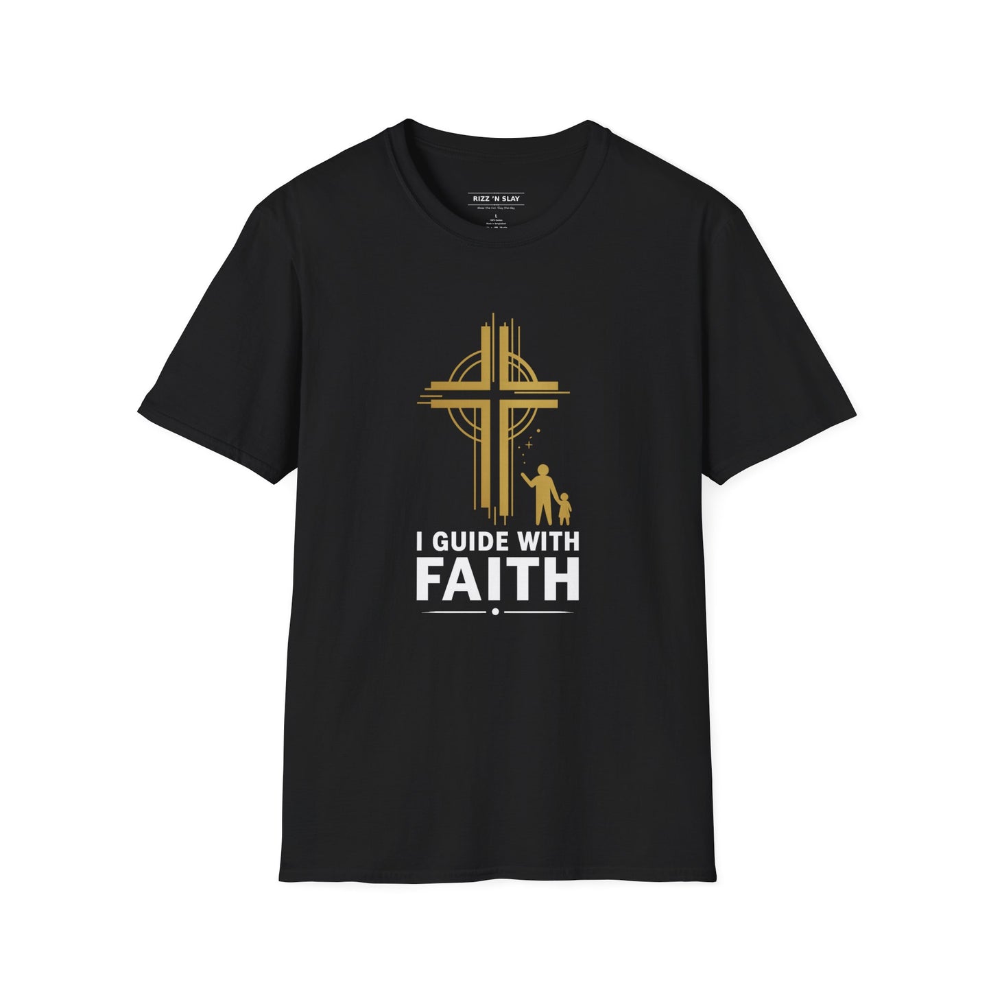 I GUIDE WITH FAITH T-Shirt — Mentor & Father Faith Leadership Tee