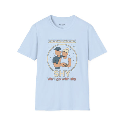 Shy — Crowd Cam Cuddle Tee | Dark, Unisex Oversized Boxy Tee