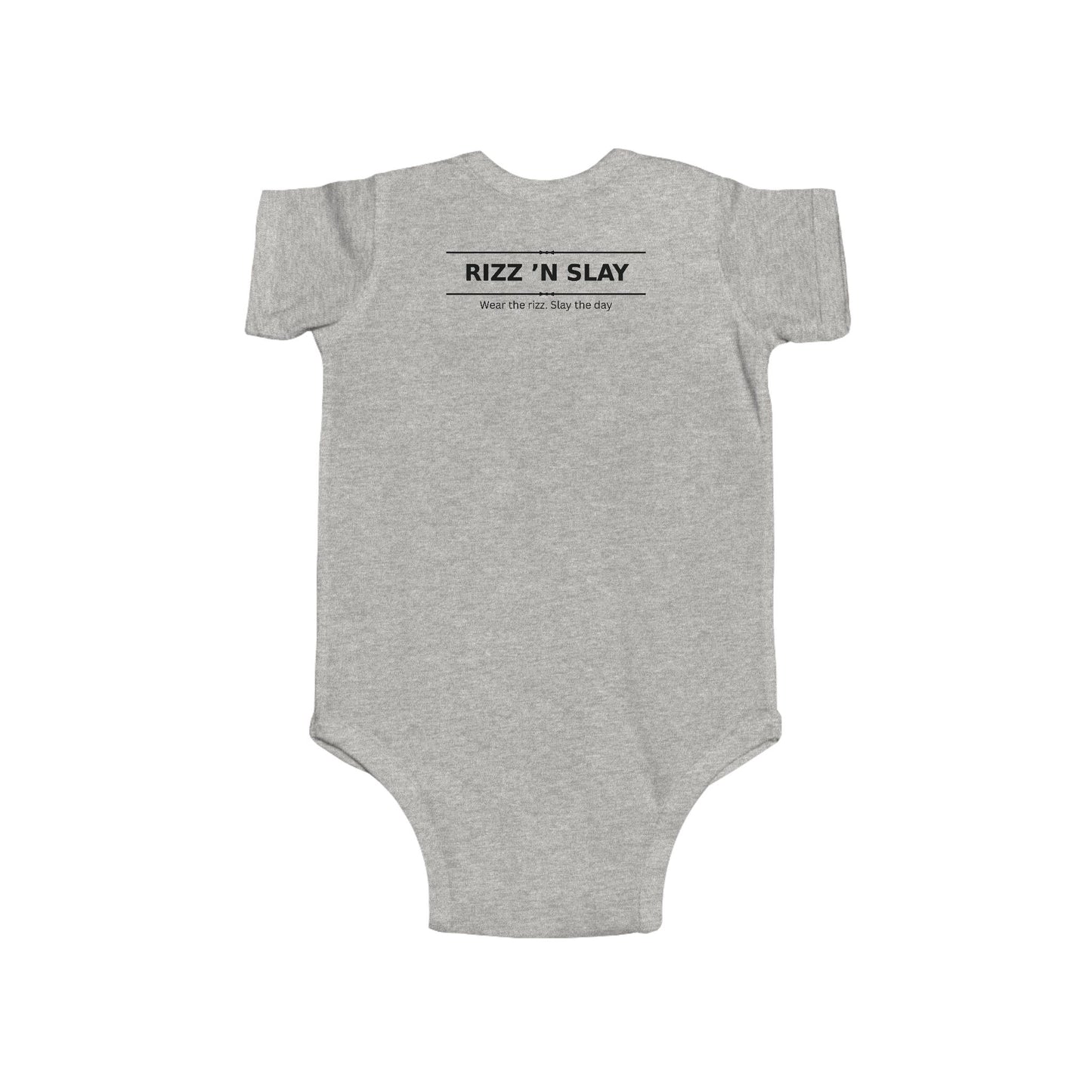 Infant Onesie - 'Reina' Tachado y 'Princesa' Destacado - Mensaje de Amor Familial - Ideal para Baby Shower y Sesiones de Fotos
