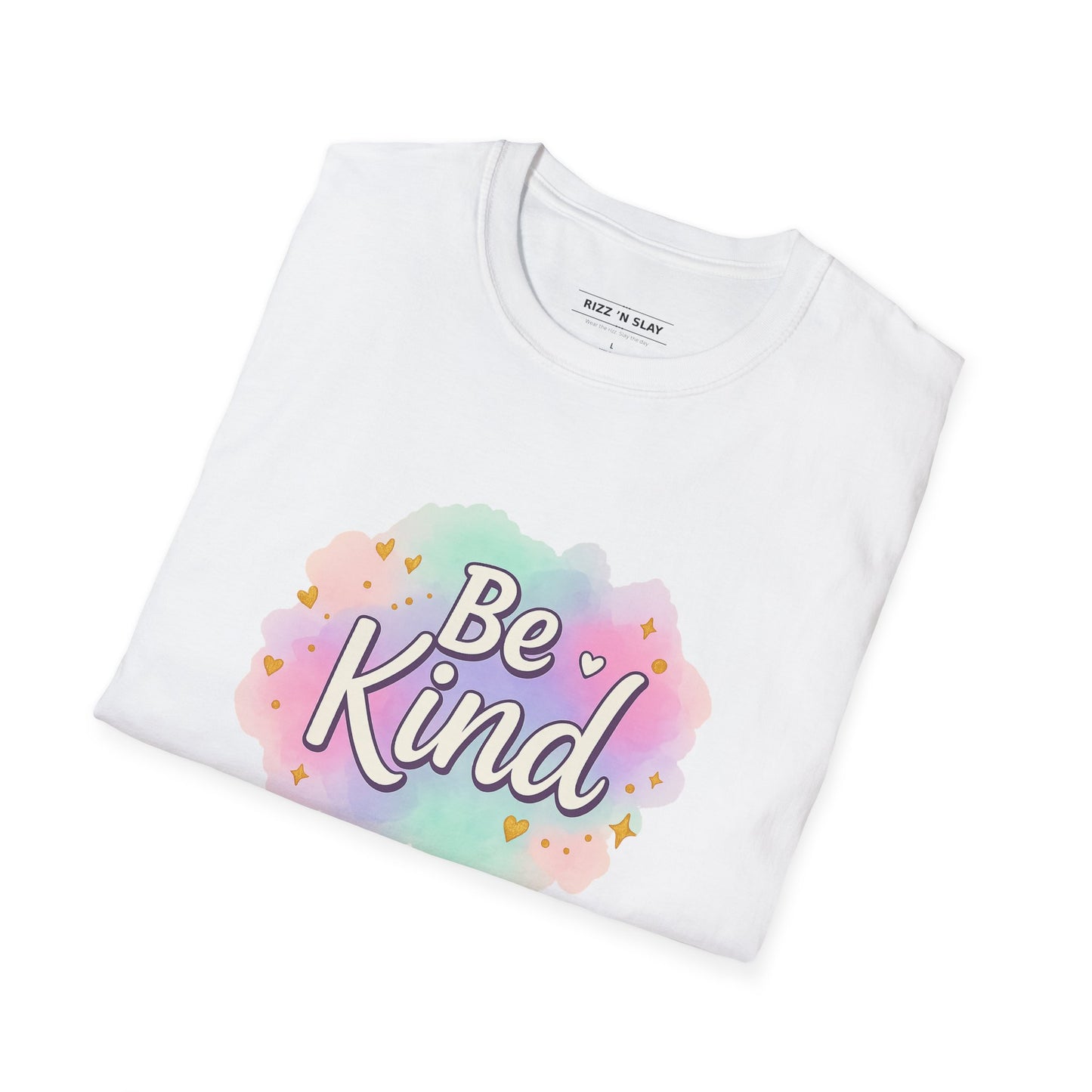 Be Kind Unisex Softstyle T-Shirt, Positive Vibe Tee, Casual Wear, Gift for Friends, Motivational Apparel, Everyday Essentials
