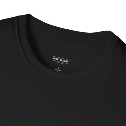 Rizz N Slay Logo Tee - Unisex Cotton Crew Tee with 'Wear the Rizz Slay the Day' Slogan