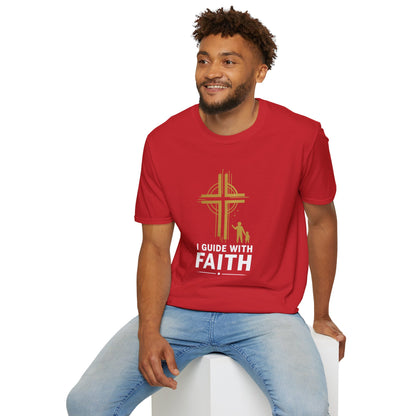 I GUIDE WITH FAITH T-Shirt — Mentor & Father Faith Leadership Tee