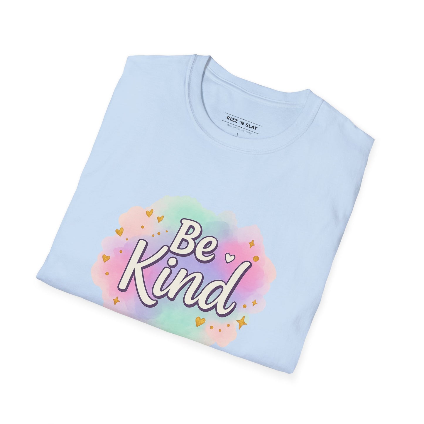 Be Kind Unisex Softstyle T-Shirt, Positive Vibe Tee, Casual Wear, Gift for Friends, Motivational Apparel, Everyday Essentials