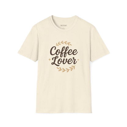 Coffee Lover Unisex T-Shirt, Casual Tee for Coffee Enthusiasts, Gift for Baristas, Perfect for Birthdays, Cozy Coffee Vibe