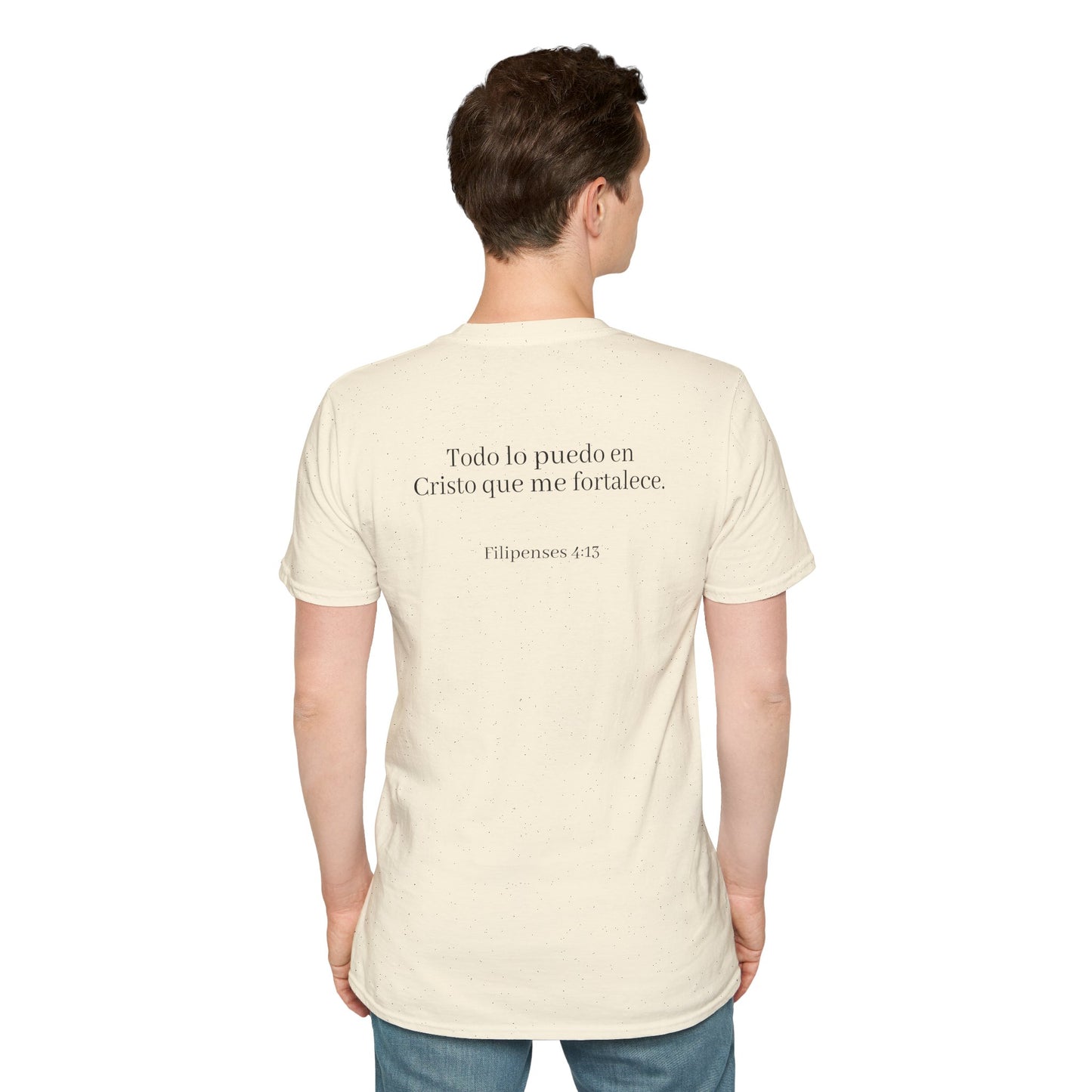 Todo lo Puedo en Cristo | Camiseta Cristiana Filipenses 4:13, Playera de Fe, Camiseta Religiosa Bíblica, Inspiración Espiritual, Regalo Cristiano Unisex